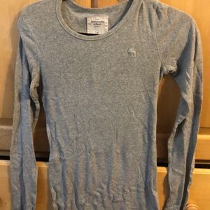 Abercrombie and Fitch Grey Long Sleeve
